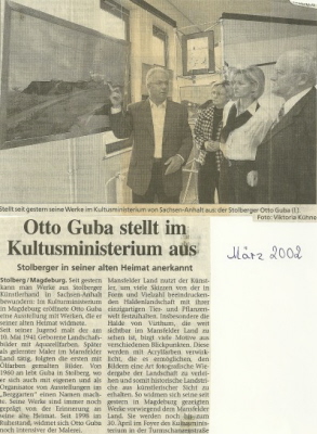 Otto Guba Im Kultusministerium