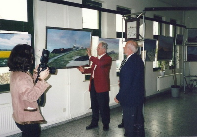 Otto Guba stellt Im Kultusministerium aus